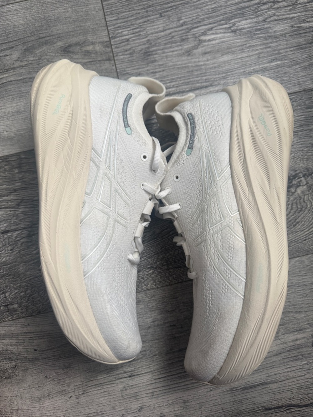 ASICS White Women's Neutral Running Sneakers - Picture 5 of 10